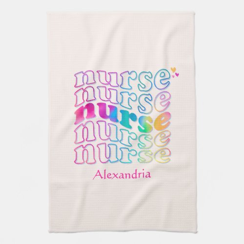 Nurse Elegant Color Kitchen Towel