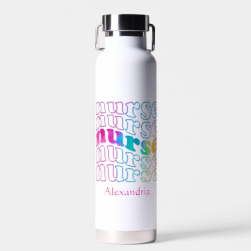 Nurse Elegant Color Water Bottle