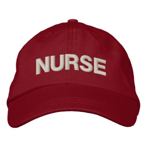 Nurse   embroidered baseball cap
