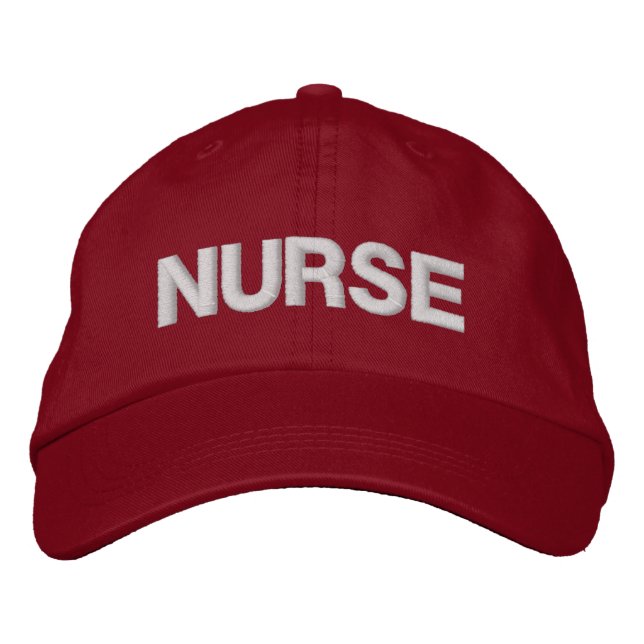 Nurse   embroidered baseball cap (Front)
