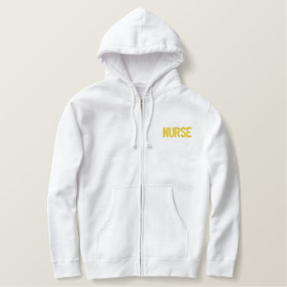 NURSE EMBROIDERED HOODIE