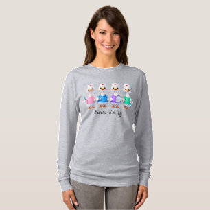 Nurse Emily Long Sleeve Gray Goose T-Shirt