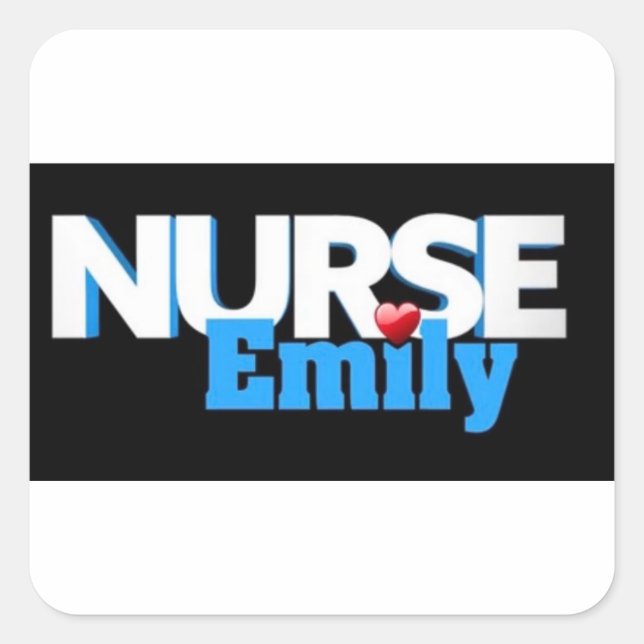 Nurse Emily Show Sticker (Front)