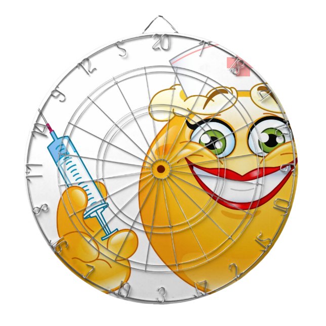 nurse emoji dartboard (Front)