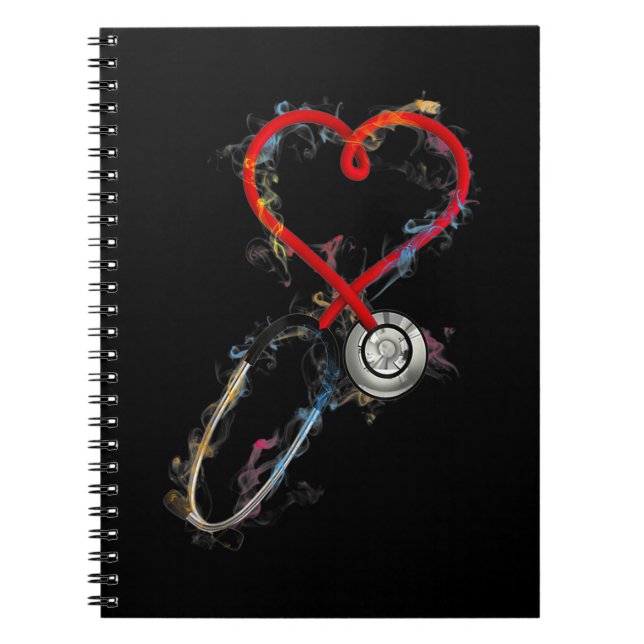 Nurse Est 2023 RN Nursing School Graduation Waterc Notebook (Front)