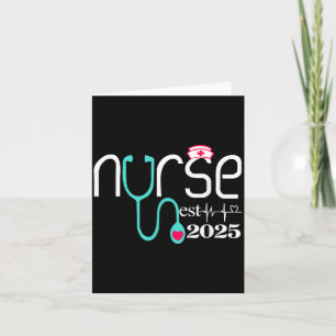 Nurse est 2025 rn nursing school graduation card