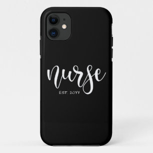 Nurse Est Custom Year Student Nurse RN graduation iPhone 11 Case