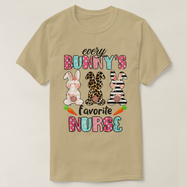 Nurse Every Bunnys Is Favorite  Nursing Bunnies Ea T-Shirt (Design Front)