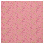 Nurse Fabric Tulips Design Dark Peachy Pink