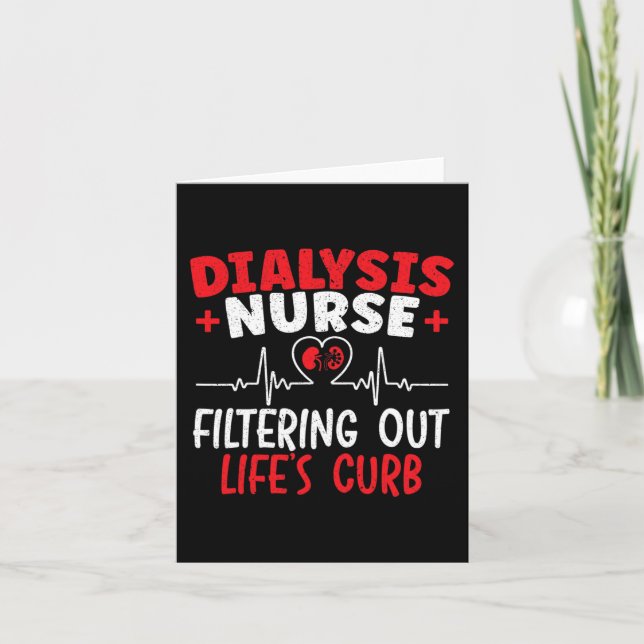 Nurse Filtering Heartbeat  Card (Front)