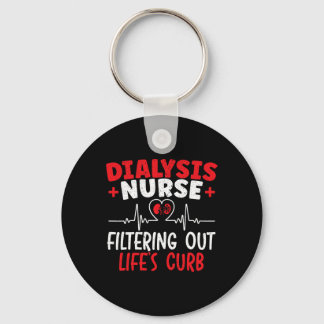 Nurse Filtering Heartbeat Keychain