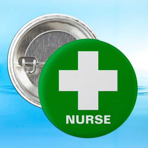 Nurse  First Aid Ambulance Doctor Button