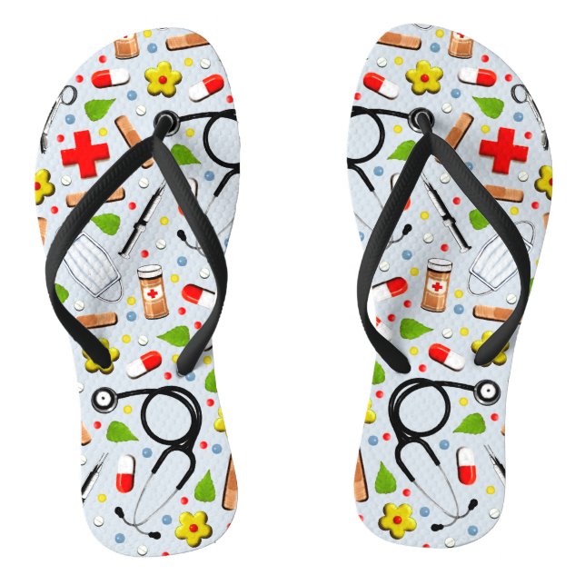 Nurse Flip Flops (Footbed)