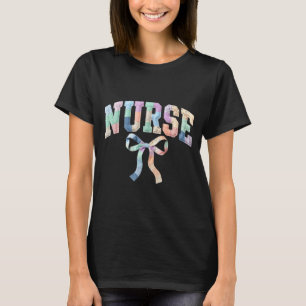 Nurse floral coquette nursing nurses day gift Nurs T-Shirt