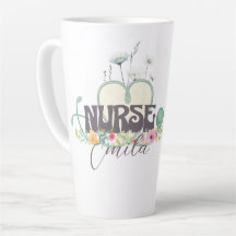 Nurse Floral Garden Your Name