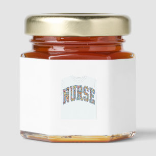 Nurse Floral Varsity Lettering Shirt Design_1 Honey Jar Favors