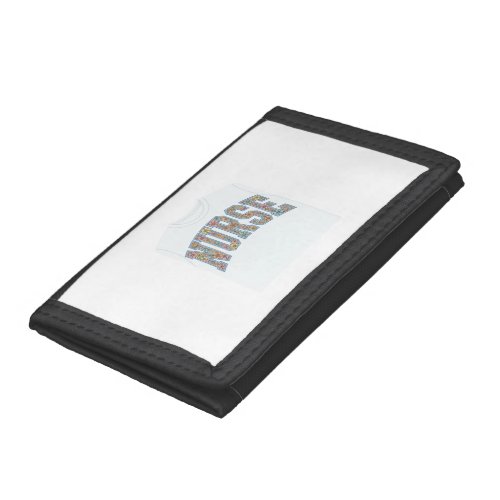 Nurse Floral Varsity Lettering Shirt Design_1 Trifold Wallet