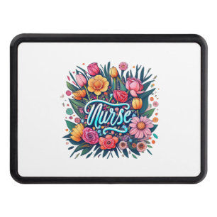 Nurse Flowers Nurse Hitch Cover