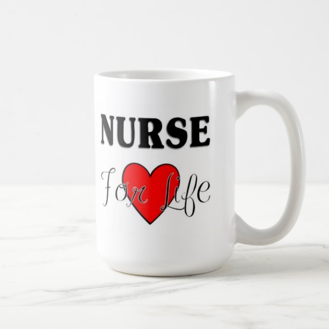 Nurse For Life Coffee Mug (Right)