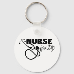 Nurse for Life Keychain