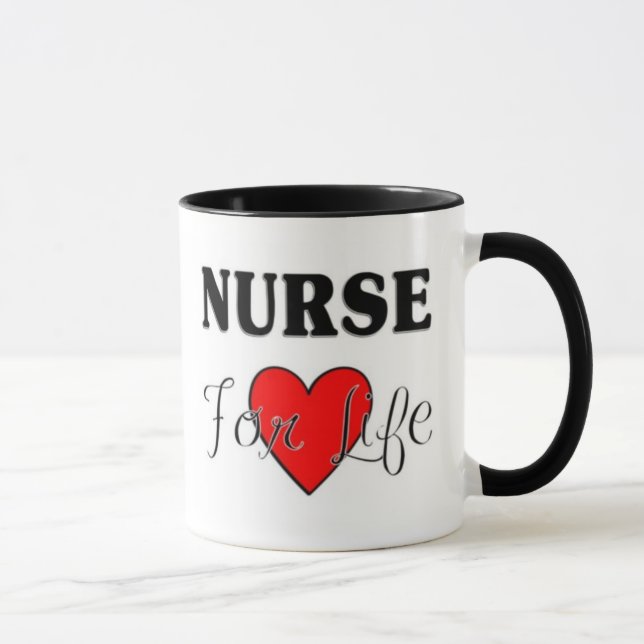 Nurse For Life Mug (Right)