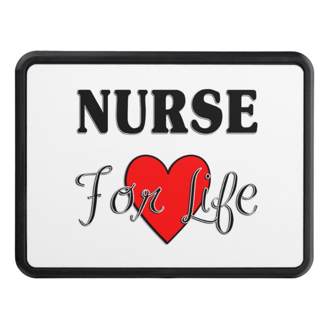 Nurse For Life Trailer Hitch Cover (Front)