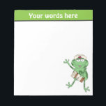 Nurse Frog add words notepad<br><div class="desc">design by Cheryl Seslar at www.digiwebstudio.com</div>