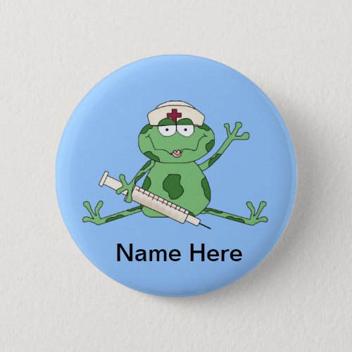 Nurse Frog Button