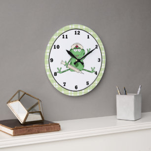 Nurse Frog clock