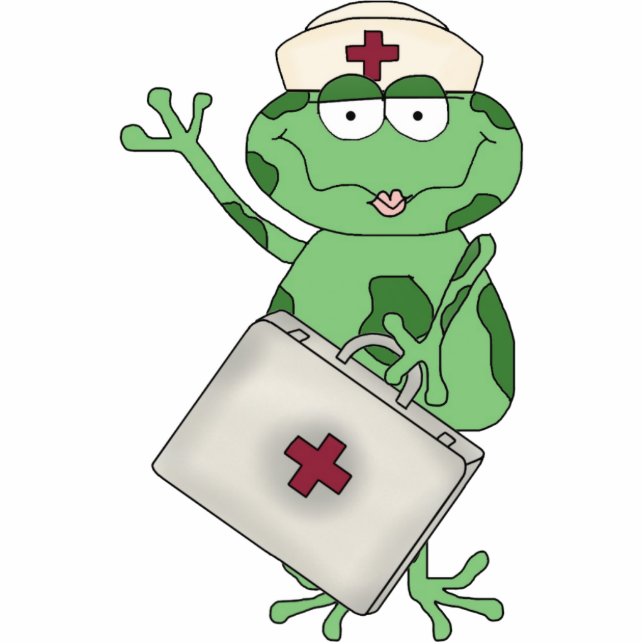 Nurse Frog Sculpture (Front)