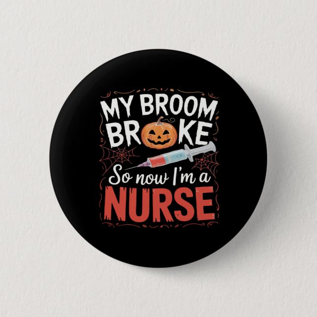 Nurse Funny Halloween Nursing Essential T-Shirt_1 Button (Front)