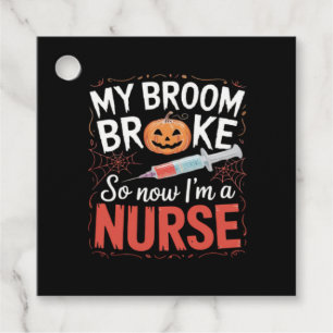 Nurse Funny Halloween Nursing Essential T-Shirt_1 Favor Tags