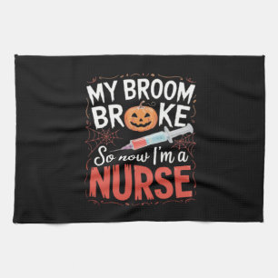 Nurse Funny Halloween Nursing Essential T-Shirt_1 Kitchen Towel