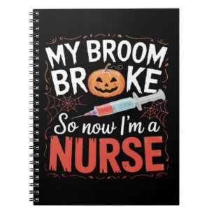 Nurse Funny Halloween Nursing Essential T-Shirt_1 Notebook