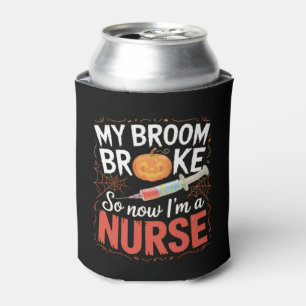 Nurse Funny Halloween Nursing Essential T-Shirt Can Cooler