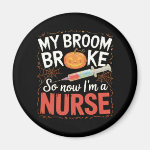 Nurse Funny Halloween Nursing Essential T-Shirt Magnet