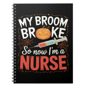 Nurse Funny Halloween Nursing Essential T-Shirt Notebook