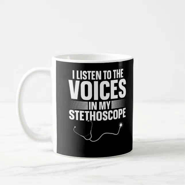 Nurse Funny Stethoscope Doctor Joke Coffee Mug Zazzle