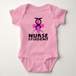 NURSE (FUTURE) STUDENT PINK BABY BODYSUIT