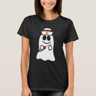 Nurse Ghost Scrub Top Halloween Costume For Nurses