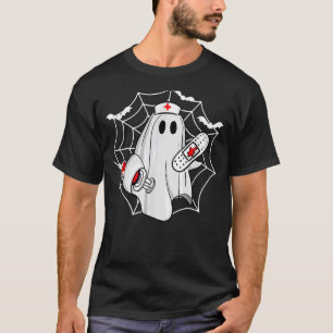 Nurse Ghost Scrub Top Halloween Costume For Nurses