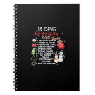 Nurse Gift 12 Days Of Nursing Notebook