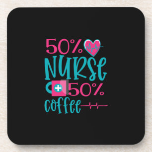 Nurse Gift 50 Nurse 50 Coffee Beverage Coaster