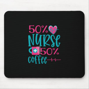 Nurse Gift 50 Nurse 50 Coffee Mouse Pad