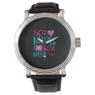 Nurse Gift 50 Nurse 50 Coffee Watch