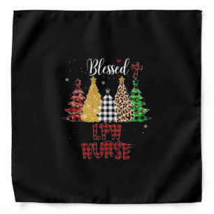 Nurse Gift Blessed LPN Nurse Bandana