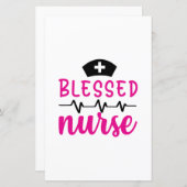 Nurse Gift | Blessed Nurse (Front/Back)