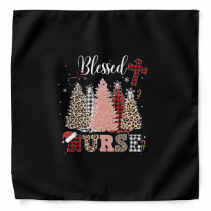Nurse Gift Blessed Nurse Bandana