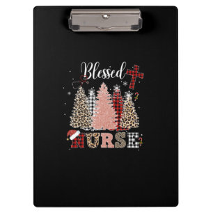 Nurse Gift Blessed Nurse Clipboard