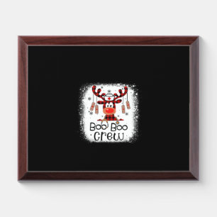 Nurse Gift Boo Boo Crew Award Plaque